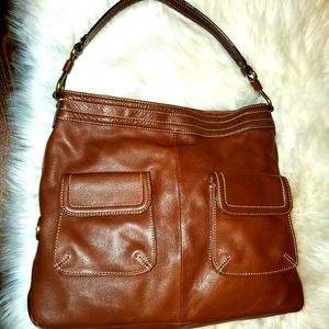 Talbots  Leather Hobo Bag EUC